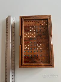 Domino gioco in legno di iroko