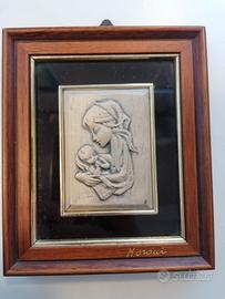 quadretto basso rilievo in Argento Afffare