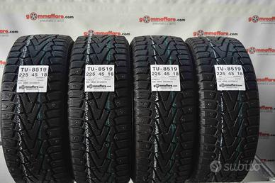 4 Pneumatici 225/45 R18 Pirelli Ice Zero Chiodate