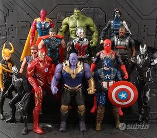 ACTION FIGURES MARVEL AVENGERS nuove e snodabili  