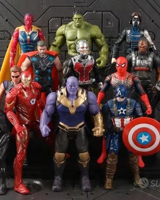 ACTION FIGURES MARVEL AVENGERS nuove e snodabili  