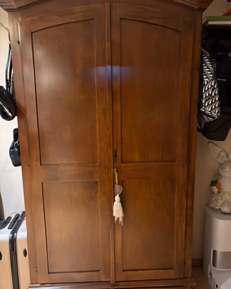 Armadio in legno arte povera