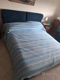 Sistema letto matrimoniale + rete +materasso