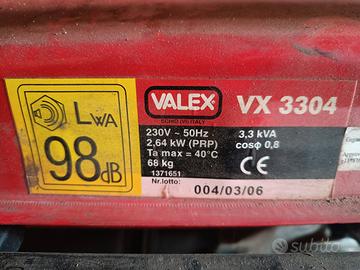 generatore valex vx 3304