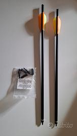 Balestra 2 dardi frecce e ricambi