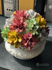 Centrotavola Ceramiche Bassano vintag Capodimonte