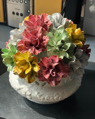 Centrotavola Ceramiche Bassano vintag Capodimonte