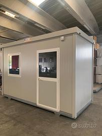 BOX 4X2 M MONOBLOCCO COIBENTATO BARACCA CONTAINER