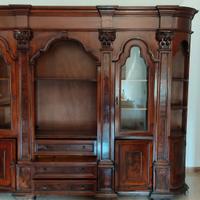 mobile in legno noce scuro smontabile