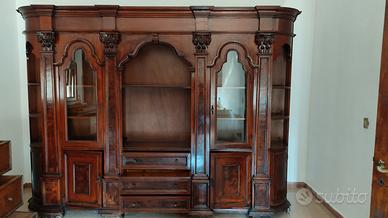 mobile in legno noce scuro smontabile