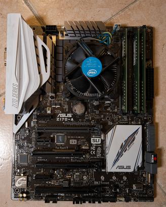 Blocco PC ASUS Z170-A + i5-6500 + 32GB RAM DDR4