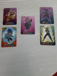 5 lamincard speciali dragonball super