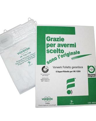 Sacchetti VK135-VK136 Originali