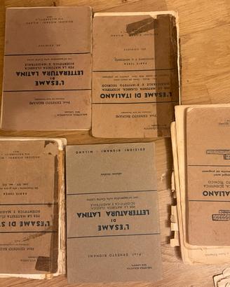 Bignami d'epoca anni 50/60 Latino Italiano Storia