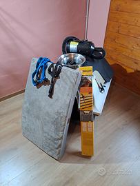 Cuccia in resina con accessori cane ed auto