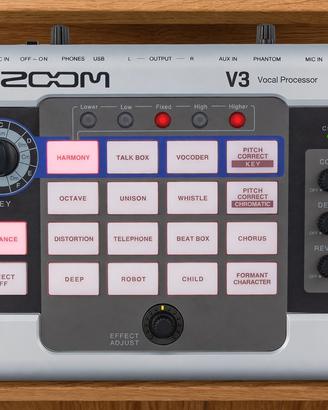 Zoom V3 Vocal Processor - multieffetto voce USB