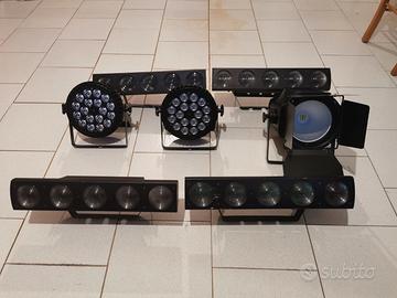 Set luci Par led/Cob/accecatore Prolights BB5 Pix