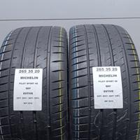 2 GOMME 265 35 20 MICHELIN 100% RIF3512