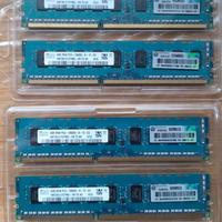 Kit 16GB (4x4GB) RAM DDR3 SK Hynix PC3-10600E ECC