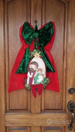 Fuori porta natalizio Natività 
