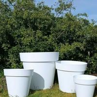 VASI PLASTICA TONDO CON RUOTE DA Ø 80 60 50 40 cm