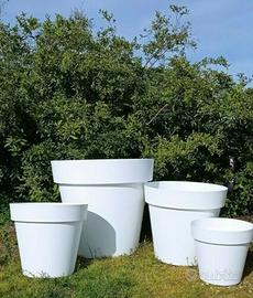 VASI PLASTICA TONDO CON RUOTE DA Ø 80 60 50 40 cm