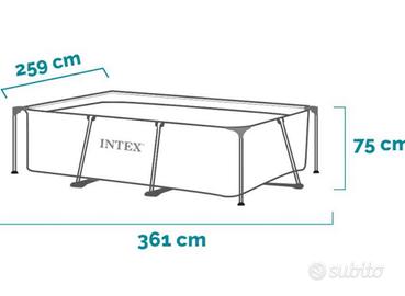 Piscina INTEX 300x200x75cm