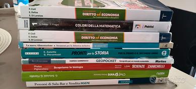 Libri usati scuola primo anno scuola alberghiera