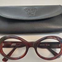 montatura occhiali vintage ovale Gianni Versace 