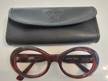 montatura occhiali vintage ovale Gianni Versace 