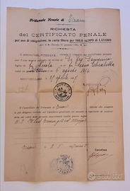 DOCUMENTO ANTICO 1927 Treviso
