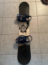 Burton anagram 155 + attacchi Burton Custom
