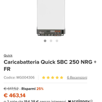 Caricabatterie barca nuovo