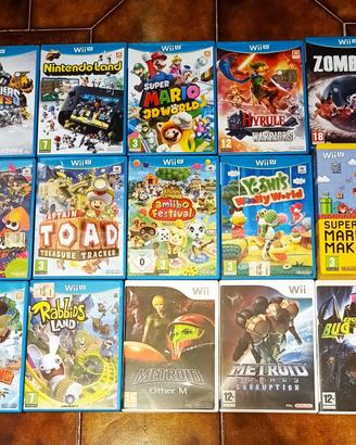 Collezione Giochi Videogiochi Nintendo WII & WII U