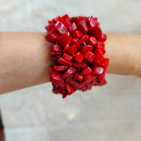 Bracciale rosso fuoco
