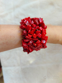 Bracciale rosso fuoco