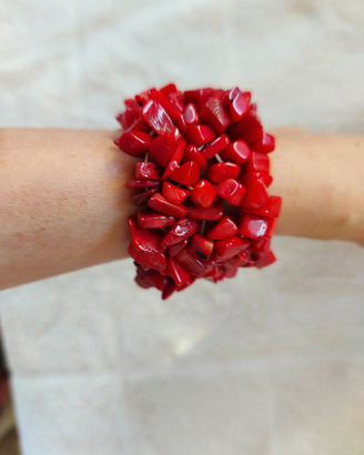 Bracciale rosso fuoco