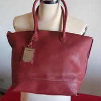 Borsa Tosca Blu Nuova 100% in Pelle Bovina