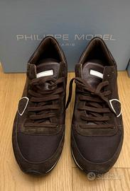 Philippe Model Tropez Uomo suede moro 43 OTTIME