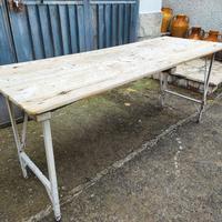 Tavolo da lavoro rustico antico per trulli  dimore