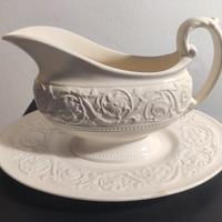 Wedgwood Coppia Salsiere con piattino fisso