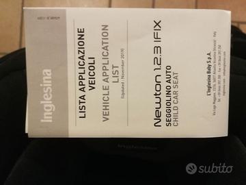 Seggiolino Auto Inglesina Newton 1.2.3 ifix