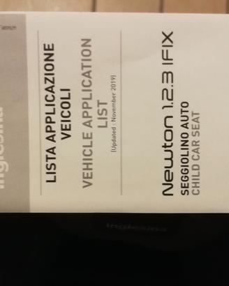 Seggiolino Auto Inglesina Newton 1.2.3 ifix