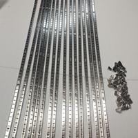 Kit 16 binari reggipiano in metallo 