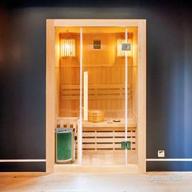 Sauna Finlandese NUOVA 2 Posti 120x105 cm