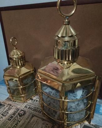 lampade in ottone in stile marinaro 