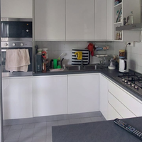 Cucina moderna con penisola, con elettrodomestici