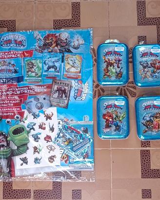 carte Skylanders Topps + rivista  starter album