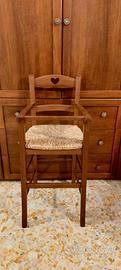 Seggiolone in legno