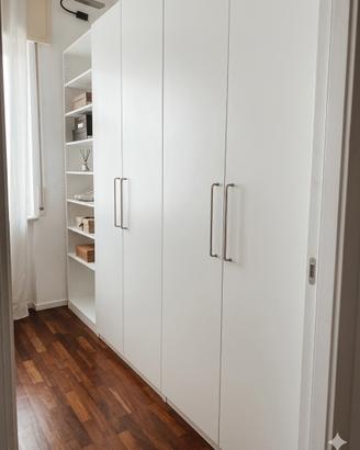 ARMADIO GUARDAROBA PAX IKEA CON SCARPIERA CASSETTI